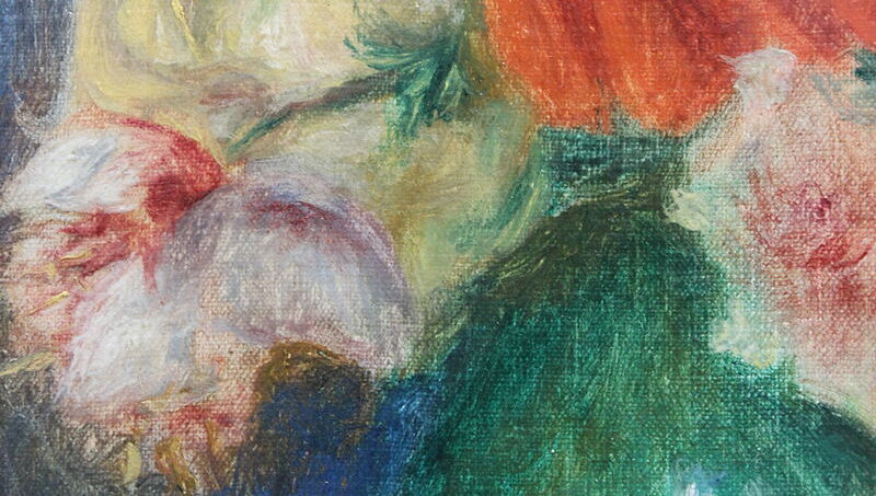 Renoir painting of a bouquet.